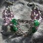 Sterling Plated Open Heart Bracelet