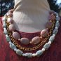 Multi-Stone and Pearl Necklace
