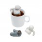 Fun Novelty Silicone Tea Infuser Strainer Steeper Tea Man