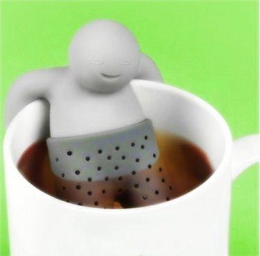 Fun Novelty Silicone Tea Infuser Strainer Steeper Tea Man