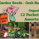 Fine Garden Seeds Grab Bag 12 Packets Organic