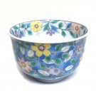 Japanese Porcelain Bowls Floral Design Rare Set of 2