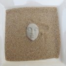 2 Inch Raw Unfinished Stone Face for Mixed Media Craft F5