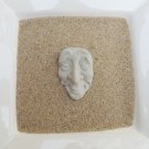 3 Inch Raw Unfinished Gnome Stone Face for Mixed Media Craft F6