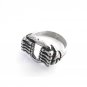 Stainless Steel Skeleton Hands Ring