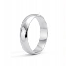 Stainless Steel Ring Plain Wedding Band 6mm Wide