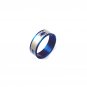 Stainless Steel Blue Spider Ring