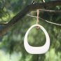 Ceramic Wall Hanging Planter Pot Unique Skinny Shape Ceramic White
