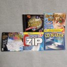 5 Vintage PC Windows Programs Utilities Lot Sealed PC Software LotC
