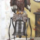 Eagle on Bell Figurine
