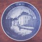 1975 ROYAL COPENHAGEN "Queen's Palace" Danish Blue White CHRISTMAS PLATE FREE SHIPPING