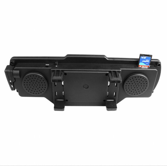 Car Bluetooth Clip On Rearview Mirror with SD + USB Port