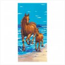 Wild Mustang Beach Towel