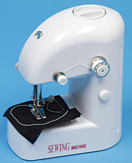 Light weight & compact hand held or desk sewing machine