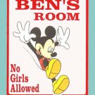 Personalized MICKEY MOUSE Boys Bedroom Door SIGN