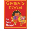 Personaliuzed DORA THE EXPLORER Girls Room Door SIGN