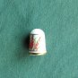 Gladiolus Franklin Flowers Of Nederland Holland Porcelain Thimble