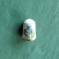 Iris Franklin Flowers Of Nederland Holland Porcelain Thimble