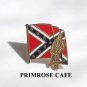 Vintage Soldier Rebel Flag Tie Tac Pin
