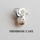 Bowling OOPS silver color tie brooch hat pin Bowling OOPS silver color tie brooch hat pin
