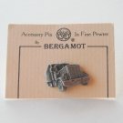 Vintage Bergamot Truck Tractor Pewter Tie Tac Hat Lapel Pin