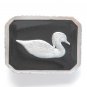 Bill Callahan Wood Duck Pewter Belt Buckle