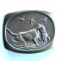 Retriever Steven L Knight 3D Solid Bronze Vintage Belt Buckle