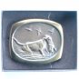 Retriever Steven L Knight 3D Solid Bronze Vintage Belt Buckle