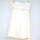 George Stretch Womens White Skirt Size 8
