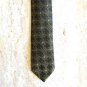 Vintage Wembley Tie Mens 1960s Black Golden Necktie