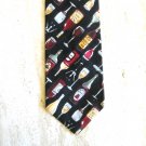 D'em Crazy Tie Wine Design Cotton Mens Necktie D'em Crazy Tie Wine Design Cotton Mens Necktie
