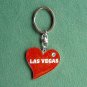 Love Las Vegas heart enamel key ring chain