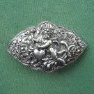Angel With Love Silver Tone Ornament Belt Buckle Angel With Love Silver Tone Ornament Belt Buckle