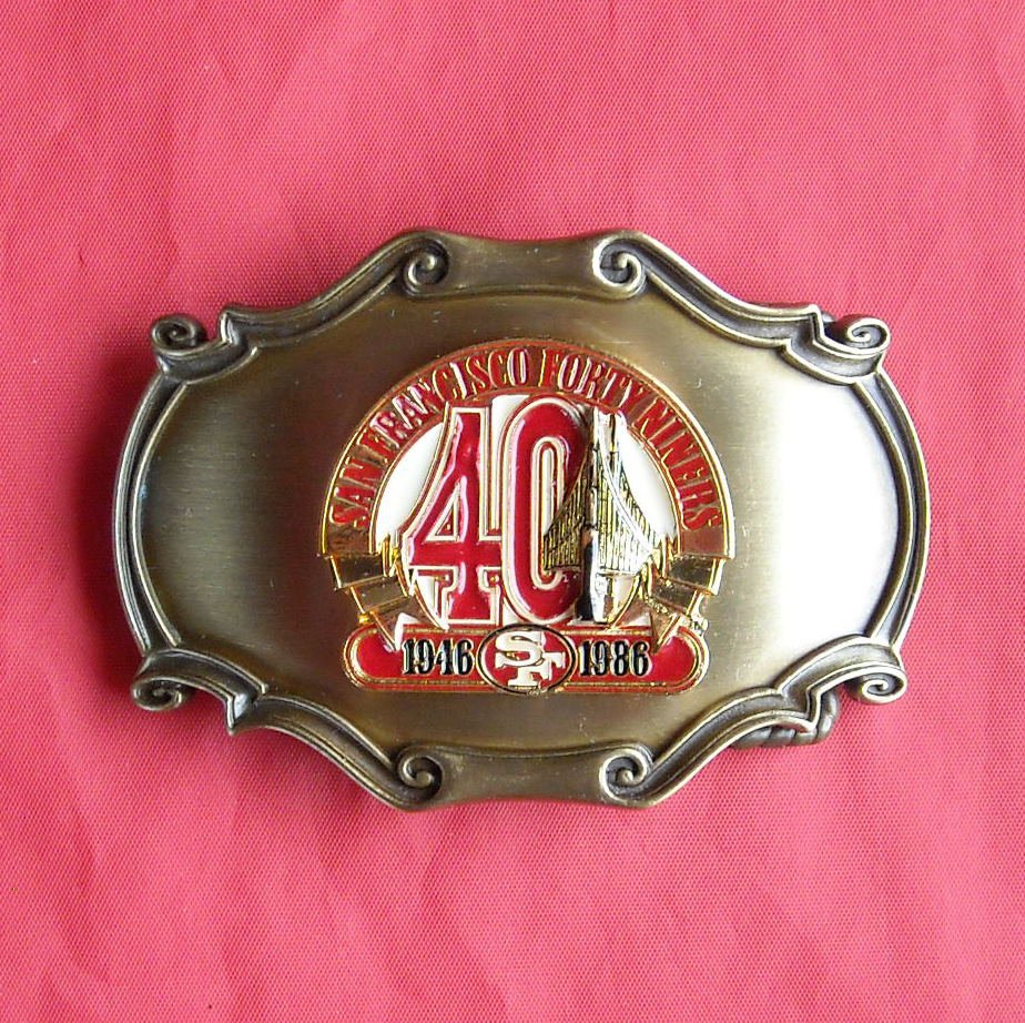 1986 SAN FRANCISCO FORTY NINERS OFFICIAL 40th ANNIVERSARY