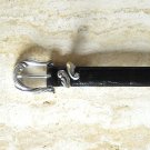 Coldwater Creek Women's Black Belt With Silver Color Buckle Coldwater Creek Women's Black Belt With Silver Color Buckle