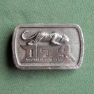 Tiger Machinery Company Pewter Belt Buckle