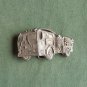 Fire Truck Vintage Indiana Metal Craft Pewter Belt Buckle