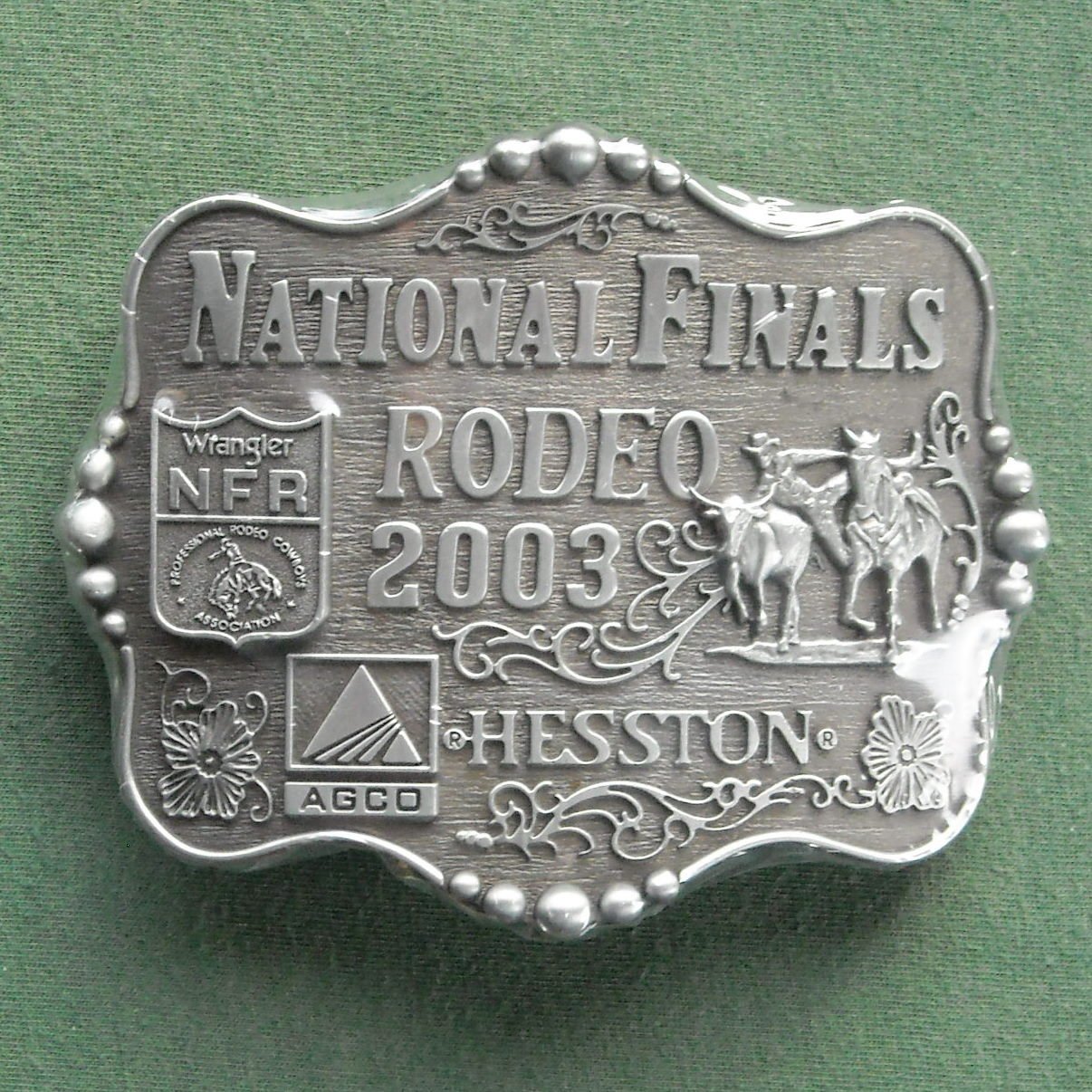 Professional Rodeo Cowboys Montana Silversmiths 2003 Belt Buckle