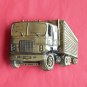 Vintage Trucking 18 Wheeler Indiana Metal Craft Belt Buckle