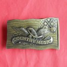 Country Music Indiana Metal Craft Vintage 1977 Belt Buckle