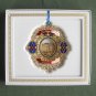 White House Historical Association Christmas 24k Gold Plated Ornament 2006