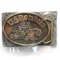 US Rentals Stotts Solid Brass Belt Buckle