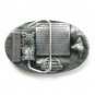 Case 621 Wheel Loader Pewter Belt Buckle