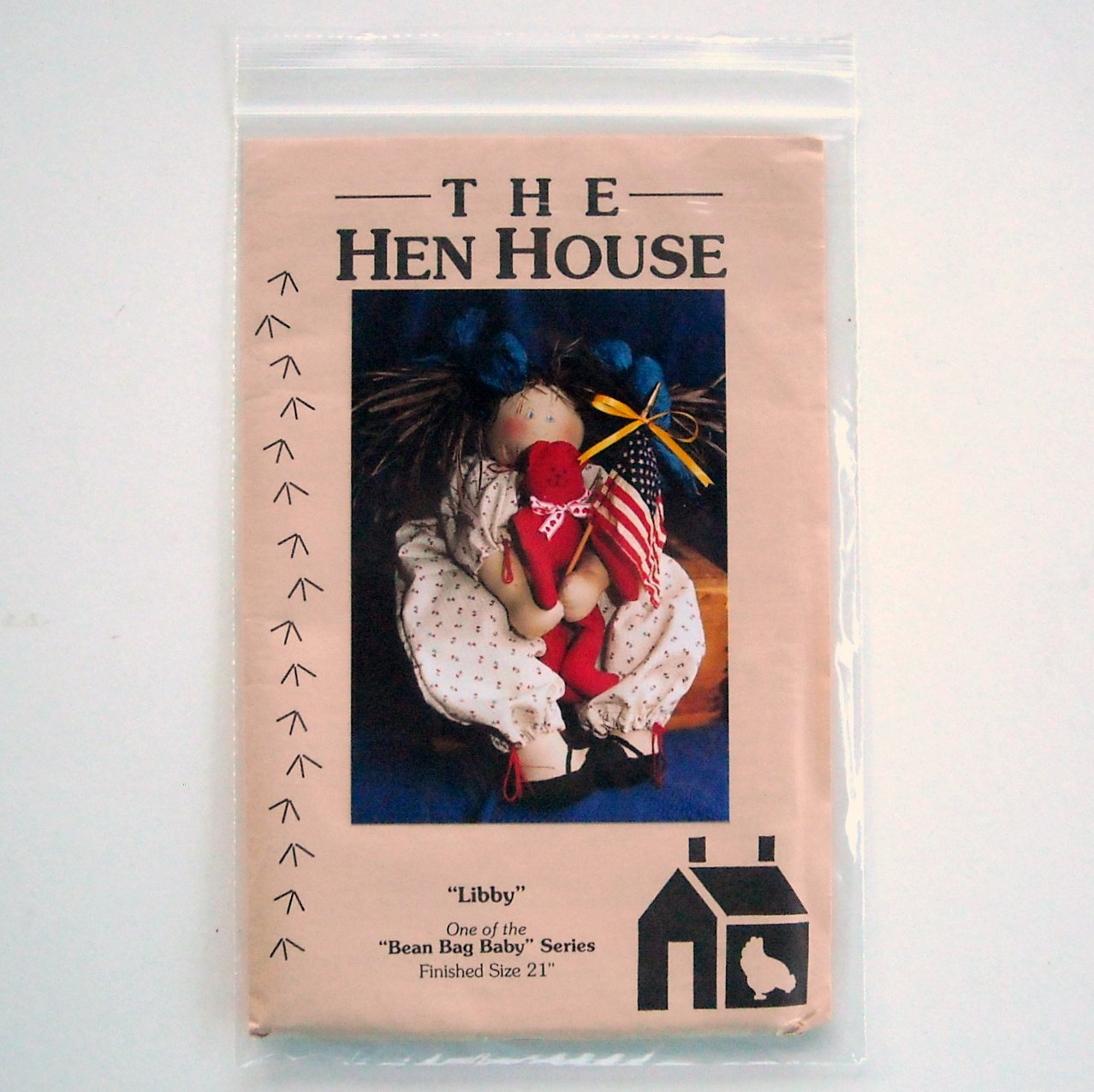 The Hen House Libby Bean Bag Baby Doll Crafts Pattern HH21
