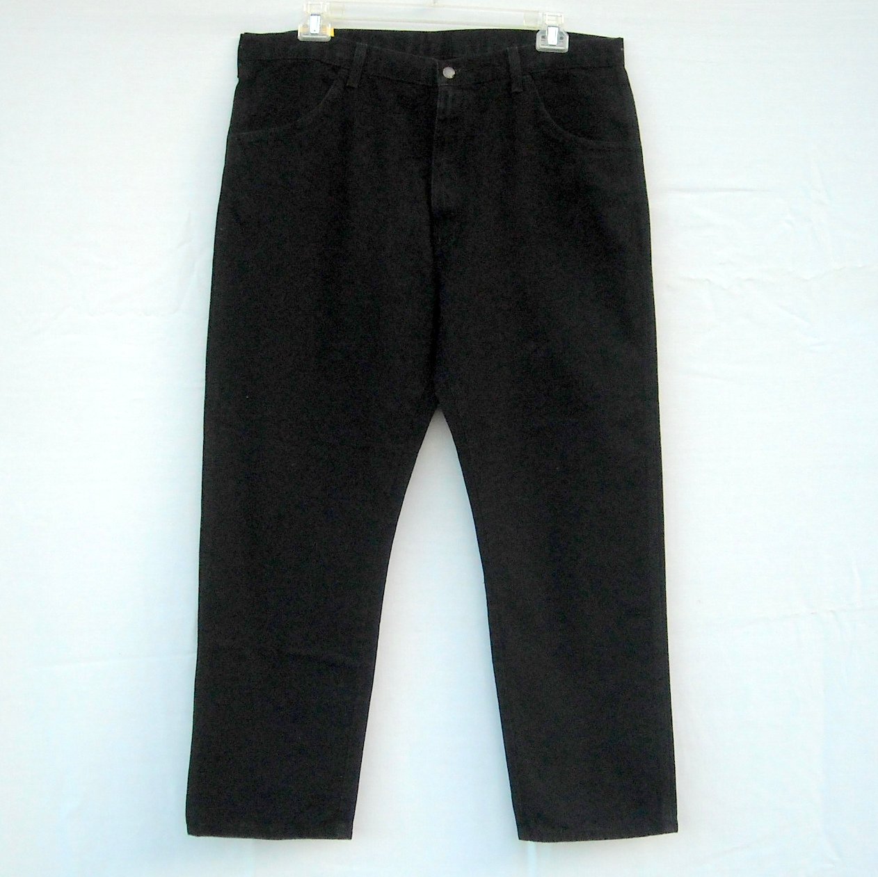 Rustler Mens Black Cotton Jeans Size 40 x 30