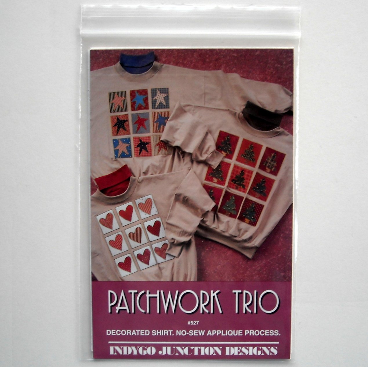Indygo Junction Patchwork Trio Decorated Shirt Crafts Pattern 527
