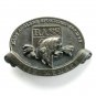 BASS Anglers Sportsman Society Brass Color Vintage Belt Buckle
