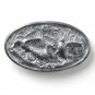 Vintage A J Dezy Denver 3D Geese Pewter Belt Buckle