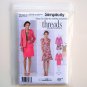 Simplicity Misses Petite Sportswear Jacket Top Skirts Size U5 16 - 24 Threads sewing pattern 2263
