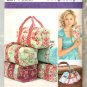 Simplicity Bags Clutch Overnight Bag Luggage Tag One Size Studio Cherie sewing pattern 2274
